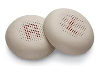 Poly - Ørepude for headset - kunstlæder - sand (pakke med 2) - for Poly Blackwire 7225 85S16AA