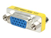 StarTech.com Slimline VGA HD15 Gender Changer - F/F - HD15 gender changer - VGA coupler - VGA gender changer (GC15HSF) - Gender changer VGA (omformer) - HD-15 (VGA) (hun) til HD-15 (VGA) (hun) - for P/N: DP2VGAMM6B, HD2VGAMM6, MXTMMHQ2M, MXTMMHQ30M, MXTMMHQ3M, MXTMMHQ5M, MXTMMHQ7M GC15HSF