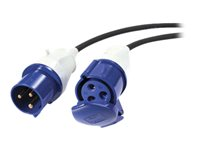 APC Modular IT Power Distribution Cable Extender - Forlængerkabel til strøm - IEC 60309 16A (han) til IEC 60309 16A (hun) - AC 230 V - 10.8 m - for P/N: SY16K48H-PDNB, SY32K48H-PDNB, SY48K48H-PDNB, SY64K96H-NB, SY96K160H-NB, SY96K96H-NB PDX316IEC-1080
