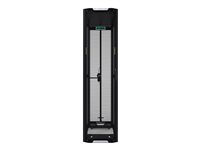 HPE 800mm x 1200mm G2 Enterprise Shock Network Rack - Rack - sort med sølv nuancer - 42U - 19" P9K48A