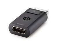 HP DisplayPort to HDMI Adapter - Videoadapter - DisplayPort han til HDMI hun - for EliteBook 8770; ProBook 64X G4, 650 G5; ZBook 14 G2, 14u G4, 15 G2, 15u G2, 15u G4, 17 G3 F3W43AA