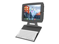 Compulocks Universal Keyboard Tray VESA Compatible - Komponenter til montering (tastaturbakke) - sort - monteringsgrænseflade: 100 x 100 mm - vægmonterbar, standermonterbar, indelukke - for Compulocks BrandMe VESA Brandable Floor Stand For Tablets, Space BrandMe Floor Stand UKBTRAYB