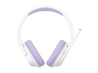 Belkin SoundForm Inspire - Headset - fuld størrelse - Bluetooth - trådløs, kablet - 3,5 mm jackstik - lavander AUD006BTLV