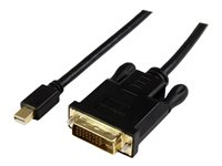 StarTech.com 6 ft Mini DisplayPort to DVI Active Adapter Converter Cable - 6ft (1.8m) Active mDP to DVI Cable for PC - 1920x1200 - Black (MDP2DVIMM6BS) - DisplayPort kabel - Mini DisplayPort (han) til DVI-D (han) - 1.8 m - aktiv - sort MDP2DVIMM6BS