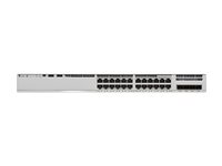 Cisco Catalyst 9200L - Network Essentials - switch - L3 - 24 x 10/100/1000 (PoE+) + 4 x 10 Gigabit SFP+ (uplink) - monterbar på stativ - PoE+ (740 W) C9200L-24P-4X-E