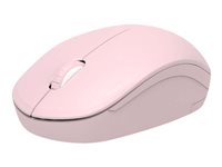 PORT Connect Collection - Mus - højre- og venstrehåndet - optisk - 3 knapper - trådløs - 2.4 GHz - USB/USB-C trådløs modtager - blush 900541