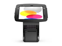 Compulocks iPad 10th-11th (A16) Gen Space Enclosure Tablet Printer Kiosk - Stativ - kioskstil - for printer/tablet - sort - monteringsgrænseflade: 100 x 100 mm - disk, fritstående PK01209IPDSB