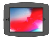 Compulocks iPad 10.2" Space Enclosure Wall Mount - Indelukke - for tablet - låsbar - højglansaluminium - sort - skærmstørrelse: 10.2" - monteringsgrænseflade: 100 x 100 mm - vægmonterbar - for Apple 10.2-inch iPad (7. generation, 8. generation, 9. generation) 102IPDSB