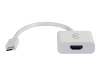 C2G USB 3.1 USB C to HDMI Audio/Video Adapter - USB Type C to HDMI White - Ekstern videoadapter - USB 3.1 - HDMI - hvid 80516
