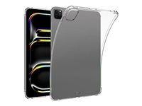 Insmat Crystal - Bagsidecover til tablet - termoplastisk polyuretan (TPU) - klar - for Apple 13-inch iPad Pro M4 Wi-Fi, M4 Wi-Fi + Cellular 652-1336