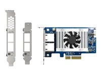 QNAP QXG-10G2T-X710 - Netværksadapter - PCIe 3.0 x4 lavprofil - 10Gb Ethernet x 2 - for QNAP QSW-1208-8C, QSW-M2108-2C QXG-10G2T-X710