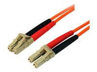StarTech.com 10m Fiber Optic Cable - Multimode Duplex 50/125 - LSZH - LC/LC - OM2 - LC to LC Fiber Patch Cable - Patchkabel - LC multimodus (han) til LC multimodus (han) - 10 m. - fiberoptik - duplex - 50 / 125 my - orange - for P/N: GLCLHSMDSTTA, GLCSXMMDST, GLCSXMMDSTT, JD118BST, MASFP1GBSXST, SFP100BFXST 50FIBLCLC10