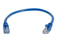 C2G Cat6 Booted Unshielded (UTP) Network Patch Cable - Patchkabel - RJ-45 (han) til RJ-45 (han) - 1 m - UTP - CAT 6 - formet, knastfri, strenget - blå 83386
