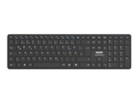 PORT Connect OFFICE PRO - Tastatur - kan genoplades - trådløs - Bluetooth 5.2 - QWERTZ - tysk 900903-R-DE