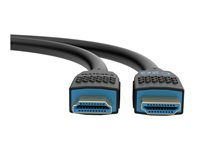 C2G 20ft (6.1m) C2G Performance Series Ultra Flexible High Speed HDMI Cable - 4k 60Hz In-Wall, CMG FT4 Rated - High Speed - HDMI-kabel med Ethernet - HDMI han til HDMI han - 6.1 m - sort - tovejs, 4K60Hz (4096 x 2160) support C2G10401