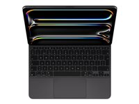Apple Magic Keyboard - Tastatur og folio-kasse - med trackpad - bagbelyst - Apple Smart connector - QWERTY - portugisisk - sort MWR53PO/A