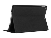 Targus Classic - Flipomslag til tablet - polykarbonat, polyurethan - sort - for Apple 10.2-inch iPad (7. generation, 8. generation, 9. generation) THZ975GL
