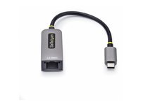 StarTech.com 2.5GbE USB-C to Ethernet Adapter - Netværksadapter - USB-C 3.2 Gen 1 / Thunderbolt 3 - 10M/100M/1G/2,5 Gigabit Ethernet - space grey C22G-USB-ETHERNET