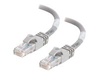 C2G Cat6 Booted Unshielded (UTP) Crossover Patch Cable - Krydskabel - RJ-45 (han) til RJ-45 (han) - 3 m - UTP - CAT 6 - formet, knastfri, strenget - grå 83509
