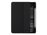 dbramante1928 London ICON - Flipomslag til tablet - plastik - midnat - for Apple 11-inch iPad Air M2 Wi-Fi, M2 Wi-Fi + Cellular, M3 Wi-Fi, M3 Wi-Fi + Cellular LOIAICBL6825