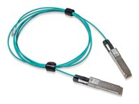 NVIDIA - 200GBase-AOC direkte påsætningskabel - QSFP56 til QSFP56 - 5 m - 5 m. - fiberoptik - Active Optical Cable (AOC) 980-9I45D-00H005