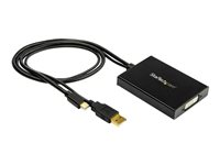 StarTech.com Mini DisplayPort to Dual-Link DVI Adapter - USB Powered - Dual Link Connectivity - Black - DVI Active Display Converter (MDP2DVID2) - Video transformer - Mini DisplayPort - DVI - sort MDP2DVID2