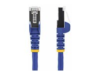StarTech.com 1m Blue CAT8 Ethernet Cable, Snagless, S/FTP, 25G/40G - Patchkabel - RJ-45 (han) til RJ-45 (han) - 1 m - 5.6 mm - S/FTP - 50 my - CAT 5/5e/6/6a/8 - IEEE 802.3bt/IEEE 802.3ba - knastfri, halogenfri, passivt - blå NLBL-1M-CAT8-PATCH