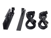 APC - KVM console rack monteringssæt - sort - 1U - TAA-kompatibel - for P/N: SMX1500RM2UCNC, SMX2KR2UX145, SMX3KR2UNCX145, SMX750C, SMX750CNC, SMX750CUS KVM-LCDMOUNT