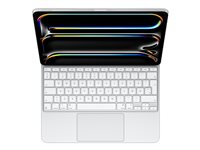 Apple Magic Keyboard - Tastatur og folio-kasse - med trackpad - bagbelyst - Apple Smart connector - QWERTY - dansk - hvid MWR43DK/A
