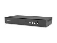 StarTech.com - KVM / audio / USB switch - 4 x KVM / audio / USB - 1 lokalbruger - desktop - TAA-kompatibel CK4-PM104C