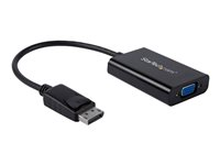 StarTech.com DisplayPort to VGA Adapter with Audio - 1920x1200 - DP to VGA Converter for Your VGA Monitor or Display (DP2VGAA) - DisplayPort / VGA adapter - DisplayPort (han) til HD-15 (VGA), Micro-USB Type B (kun strøm), ministik (hun) - DisplayPort 1.2 - 18.4 m - 1920 x 1200 (WUXGA) support, aktiv - sort - for P/N: DK30CH2DEP, DK30CH2DEPUE, TB32DP14, TB32DP2T, TB3DK2DHV, TB3DK2DHVUE, TB3DKDPMAWUE DP2VGAA