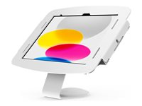 Compulocks iPad Pro 11" (1-4th Gen) Space Enclosure Core Counter Stand or Wall Mount - Monteringssæt (stativ) - 45° synsvinkel - for tablet - låsbar - aluminium, stål - hvid - skærmstørrelse: 11" - monteringsgrænseflade: 100 x 100 mm - vægmonterbar, disk 111W211SENW