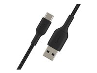 Belkin BoostCharge - USB-kabel - 24 pin USB-C (han) til USB (han) - 2 m - sort CAB002BT2MBK