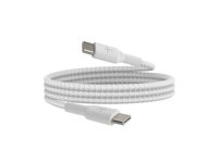 Belkin BoostCharge - USB-kabel - USB-C (han) til USB-C (han) - 1 m - hvid CAB004BT1MWH