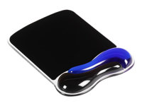 Kensington Duo Gel Mouse Pad Wrist Rest - Musemåtte med håndledsstøtte - sort, blå - TAA-kompatibel 62401