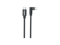 PORT Connect - USB-kabel - 24 pin USB-C (han) vinklet til 24 pin USB-C (han) lige - 1 m - USB Power Delivery (10W) (pakke med 10) 900053P10