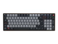 CHERRY KW - Tastatur - 96% - compact - bagbelyst - trådløs - Bluetooth 5.2, USB - QWERTZ - tastkontakt: CHERRY MX Low Profile - plastikfri indpakning G8A-25510HOAUS-2