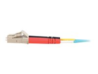 C2G LC-LC 10Gb 50/125 OM3 Duplex Multimode PVC Fiber Optic Cable (LSZH) - Netværkskabel - LC multimodus (han) til LC multimodus (han) - 3 m. - fiberoptik - duplex - 50 / 125 my - OM3 - halogenfri - akvamarin 85551