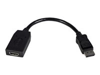 StarTech.com DisplayPort to HDMI Adapter - 1920 x 1200 - DP to HDMI Converter - Plug and Play DisplayPort to HDMI Dongle (DP2HDMI) - Videoadapter - DisplayPort han til HDMI hun - 24 cm - sort - for P/N: MST14DP123DP, MSTCDP123DP, SV231QDPU34K, TB3DK2DPPDUE, TB3DKDPMAW, TB3DKDPMAWUE DP2HDMI