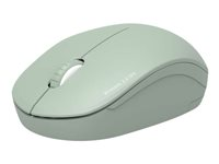PORT Connect Collection - Mus - højre- og venstrehåndet - optisk - 3 knapper - trådløs - 2.4 GHz - USB/USB-C trådløs modtager - olivengrøn 900543