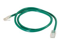 C2G Cat5e Non-Booted Unshielded (UTP) Network Patch Cable - Patchkabel - RJ-45 (han) til RJ-45 (han) - 1 m - UTP - CAT 5e - strenget, uniboot - grøn 83061