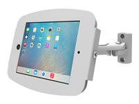 Compulocks iPad Pro 11" (1-4th Gen) Space Enclosure Swing Wall Mount - Indelukke - Anti-Theft - for tablet - låsbar - højglansaluminium - hvid - skærmstørrelse: 12.9" - vægmonterbar, overflademonterbar, på disk - for Apple 11-inch iPad Pro (1. generation, 2. generation, 3. generation, 4. generation) 827W211SENW