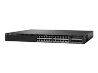 Cisco Catalyst 3650-24PD-L - Switch - Administreret - 24 x 10/100/1000 (PoE+) + 2 x 10 Gigabit SFP+ - desktop, monterbar på stativ - PoE+ (390 W) WS-C3650-24PD-L