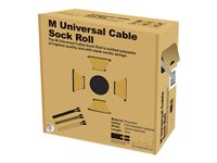 Multibrackets M Universal Cable Sock Roll 20 mm x 50 m - Kabelorganisator - sølv 7350022732445