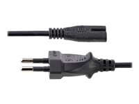 StarTech.com 3m (10ft) Laptop Power Cord, EU Plug to C7, 2.5A 250V, 18AWG, Notebook / Laptop Replacement AC Power Cord, Printer/Power Brick Cord, Europlug to IEC 60320 C7 - Laptop Charger Cable, Black (752E-3M-POWER-LEAD) - Strømkabel - Europlug (P) til power IEC 60320 C7 - AC 250 V - 2.5 A - 3 m - sort 752E-3M-POWER-LEAD