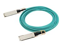 HPE Aruba - 100GBase-AOC direkte påsætningskabel - QSFP28 (han) til QSFP28 (han) - 15 m - 15 m. - fiberoptik - aktiv - for HPE Aruba 8325-32C, 8325-48Y8C; CX 10000 Empty Chassis, 8360-12C V2, 8360-16Y2C V2 R0Z28A