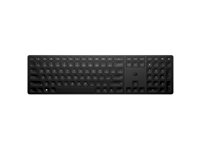 HP 455 - Tastatur - programmerbar - trådløs - 2.4 GHz - Pan Nordic - sort - for HP 34; Elite Mobile Thin Client mt645 G7; ZBook Firefly 14 G9; ZBook Fury 16 G9 4R177AA#UUW