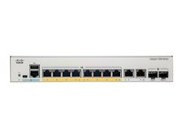 Cisco Catalyst 1000-8T-E-2G-L - Switch - Administreret - 8 x 10/100/1000 + 2 x combo Gigabit SFP (uplink) - monterbar på stativ C1000-8T-E-2G-L