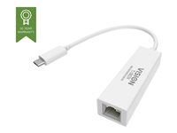 Vision TC-USBCETH - Netværksadapter - USB-C - 1GbE - 1000Base-T - hvid TC-USBCETH