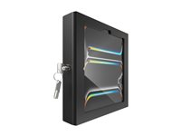 Compulocks iPad Pro M4 11" (2024), Apex Enclosure Flex Arm Mount - Monteringssæt (indelukke, fleksibel armmontering) - for tablet - låsbar - metalramme - sort - skærmstørrelse: 11" - disk, vægmonterbar - for Apple 11-inch iPad Pro M4 Wi-Fi, M4 Wi-Fi + Cellular 159B11PAPX4B